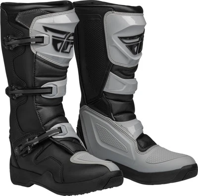 Fly Racing Maverick LT Mens MX Offroad Boots Gray/Black - Image 1 of 4