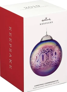 2019 PUNZE WEIHNACHTEN ANDENKEN ORNAMENT GEDENKGLAS SERIE BRANDNEU! - Bild 1 von 5
