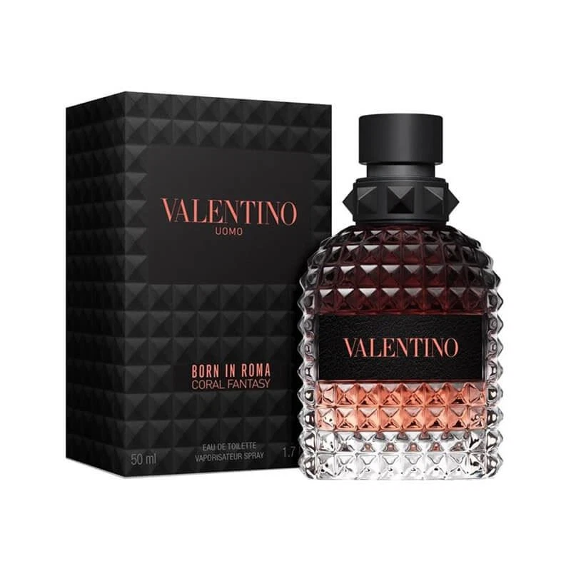 Valentino Valentino Uomo Born in Roma Coral Fantasy 50ml EDT (M) SP Mens 100%New - image 1 of 1