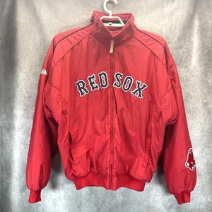 Vintage Boston Red Sox Majestic Authentic Collection Reißverschluss Jacke Herren Gr. XL rot - Bild 1 von 10