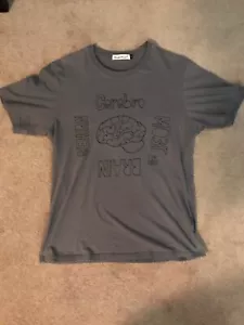 Under Cover Cerebro Brain shirt size 3 LG luxury brand Grey - Picture 1 of 6