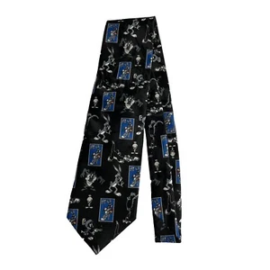 Looney Tunes Cartoon Neuheit Krawatte Käfer Häschen Tweety Taz Sylvester Stempel - Bild 1 von 4