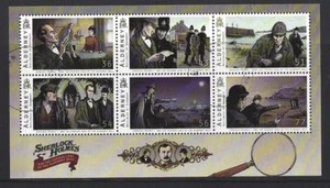 ALDERNEY 2009 25TH BIRTH ANNIVERSARY OF SIR ARTHUR CONAN DOYLE MS, FINE USED - Picture 1 of 1
