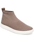 NWT Eileen Fisher Point ST Womens Sneakers Booties Taupe Tan Hi Top booties