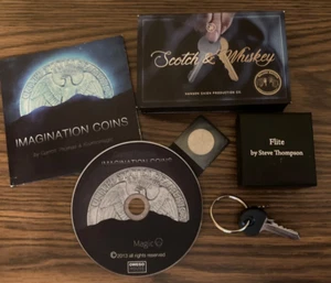 Zaubertrick Lot: Scotch & Whiskey Key Set, Imagination Coins (mit DVD), Flight - Bild 1 von 4