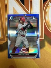 2023 BOWMAN CHROME CARLOS JORGE 1st BLUE REFRACTOR /150 BCP-120