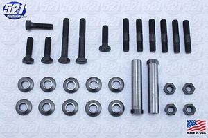 Fits Mopar Exhaust Manifold Hardware Kit Studs Sleeve Nuts 68-70 340 Dart Cuda - Picture 1 of 2