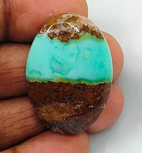 Bio Chrysoprase Cabochon Natural Chrysoprase Loose Gemstone 44 Cts. ME-11827 - Picture 1 of 6