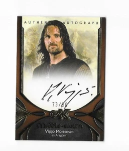 2022 Cryptozoic CZX Tierra Media autógrafo Viggo Mortensen VM-A 73/80 - Imagen 1 de 2