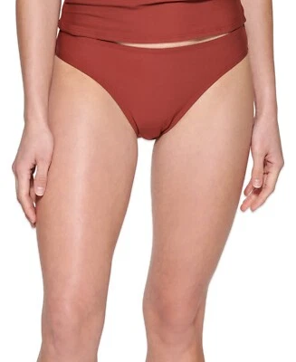 Dkny Classic Bikini Bottoms - Whiskey Sour Red Sz-M - Image 1 of 3
