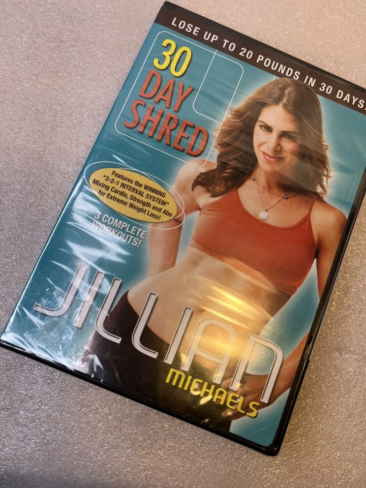 Jillian Michaels 30 Day Shred 3 Workout Video DVD Lose 20 Pounds