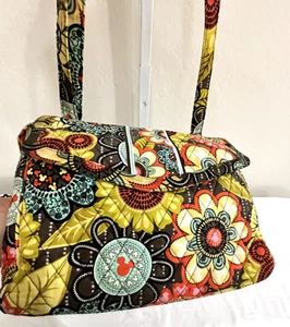 Disney Vera Bradley Geldbörse/passende Geldbörse mit versteckten Mickey perfekten Blütenblättern Stoff - Bild 1 von 15