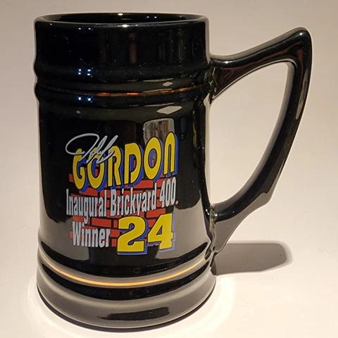 NASCAR Inaugural Brickyard 400 Winner Stein Mug Jeff Gordon 1994 Cover