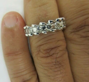 14K Gold Diamant Ehering Durchmesser = 0,40 Karat H-SI1/VS2 6,10 Gramm Wert = 4.900 $ - Bild 1 von 12