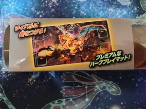 2023 Pokemon Card Game Playmat Rubber Mat Charizard Black Flame Official Japan - Picture 1 of 4