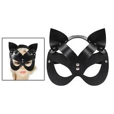 Neuheit Damen Katzenmaske Halloween Zubehör Schwarz Erwachsene Kostüm