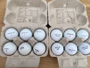 Assorted Ultra and Top Flite Golf Balls x 12 - Picture 1 of 1