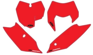 KTM Enduro/MX 2013-2016 start number background decals Red - 7870898800038 - Picture 1 of 1