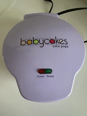 Babycakes Donut Maker Mini Donut Maker - Superficie antiadherente, púrpura. PROBADO, FUNCIONA Foto 1 de 4