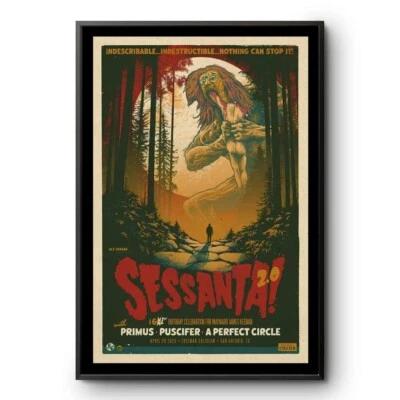 Sessanta Freeman Coliseum in San Antonio, TX Apr 29 2025 Tour Poster - Image 1 of 4