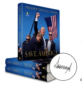 President Trump Hand Signed Book - Save America - Picture 1 of 13