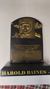 HAROLD BAINES MINI REPLICA HALL OF FAME PLAQUE - Picture 1 of 3