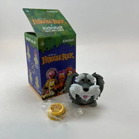 Kidrobot Jim Hensons Fraggle Rock Sprocket ??/?? Chase Vinyl Figure Open Box Cover