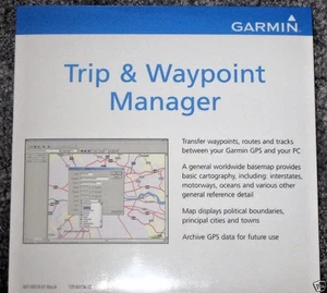 Garmin Trip & Waypoint Manager CD V5 010-10215-04 Works w/ Windows 10 8 7 XP - Picture 1 of 1