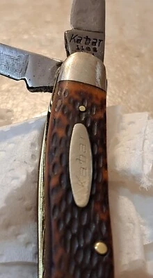 Navaja de bolsillo Kabar 1108 U.S.A vintage años 60 3 hojas Foto 1 de 4