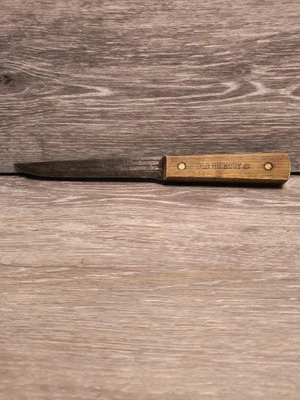 Cuchillo de carnicero vintage "Old Hickory" Tru Edge Ontario Knife Co. U.S.A 6" Foto 1 de 4