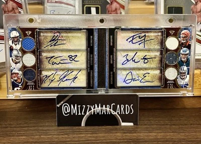 2013 Triple Threads Autograph Relic Combos Booklet  /9 Gates Witten Gronkowski + - Image 1 of 2