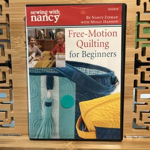 Sewing With Nancy DVD Free Motion Quilting For Beginners - Picture 1 of 2