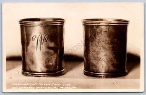 Postal K38/Valle Forge Pennsylvania RPPC años 40 Washington Camp Cup 414 - Imagen 1 de 4