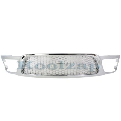 For 1999-2003 F-150 Front Center Grills Chrome Plastic 3L3Z 8200 AB FO1200407 Q - Image 1 of 4