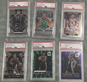 Lot 6 2022 Spurs Rookies PSA 2 GEM 10 9s Sochan Branham Mosaic Select NBA Cards - Bild 1 von 11