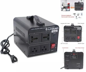 Lvyuan VTUS-1000 Step Up & Down Voltage Transformer - Picture 1 of 8