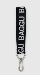 Llavero Baggu UO negro con logotipo blanco nuevo con etiquetas - Imagen 1 de 5