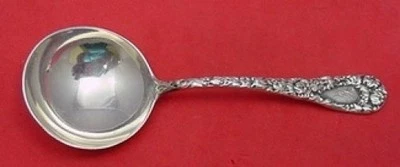 Chrysanthemum by Durgin Sterling Silver Chocolate Spoon 4 1/2" Silverware - Image 1 of 2