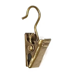 500 X Asta per Tenda Anello Clip E ; Gancio,Ottone Antico Finito Acciaio Onestop - Foto 1 di 1
