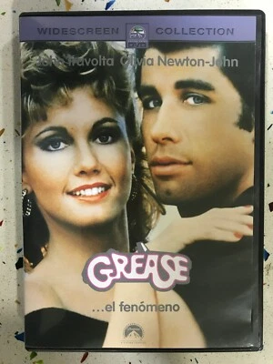 Grease DVD John Travolta Olivia Newton John Español Inglés Francés AM - Image 1 of 3