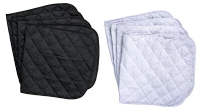 Cotton Quilted Horse Leg Wraps - Set of 4 - 12", 14", 16" - Black or White - Image 1 of 3