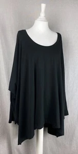 Rundholz One Size Women's Cotton Sweater Long Sleeve Shirt Black Color - Picture 1 of 20