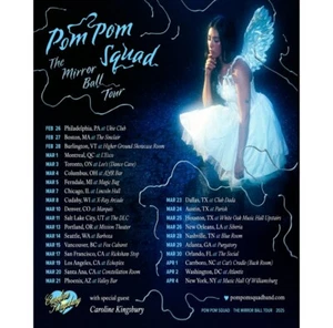 Poster Pom Pom Squad The Mirror Ball 2025 Tour Poster, gift for fans - Picture 1 of 8
