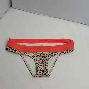 Victorias Secret Bikini Bottom Women XS Red Leopard Animal Safari Mob Wife VS - Picture 1 of 6