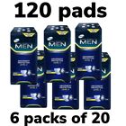 Tena Men Level 2 Absorbent Protector 6 Packs of 20 Incontinence Pads 750776