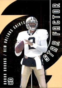 Quantum Leaf 2001 Aaron Brooks 1810/2000 Star Factor #SF26 New Orleans Saints - Imagen 1 de 2