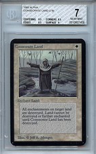 MTG Alpha Consecrate Land BGS 7.0 (7) NM Card Magic Gathering WOTC 7408
