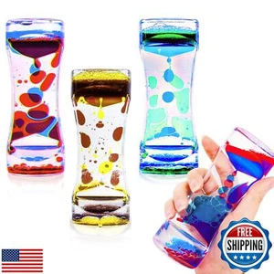 TGIQROVE 3 Pack Liquid Motion Bubbler Sensory Toys, Liquid Timer Toys Anxiety - Picture 1 of 5