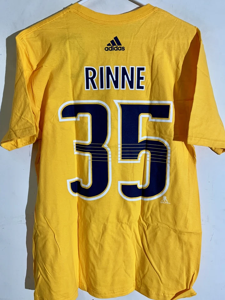 Camiseta Adidas NHL Nashville Predators Pekka Rinne dorada talla XL Foto 1 de 1