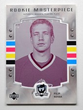 2006-07 The Cup Printing Plates Upper Deck Trilogy Magenta #109 Filip Novak 1/1